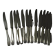 Box of 12 large knives from Alfémide production Christofle