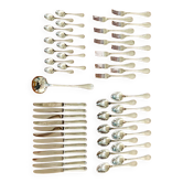 Christofle Malmaison 49-piece cutlery set for 12 people, excellent condition