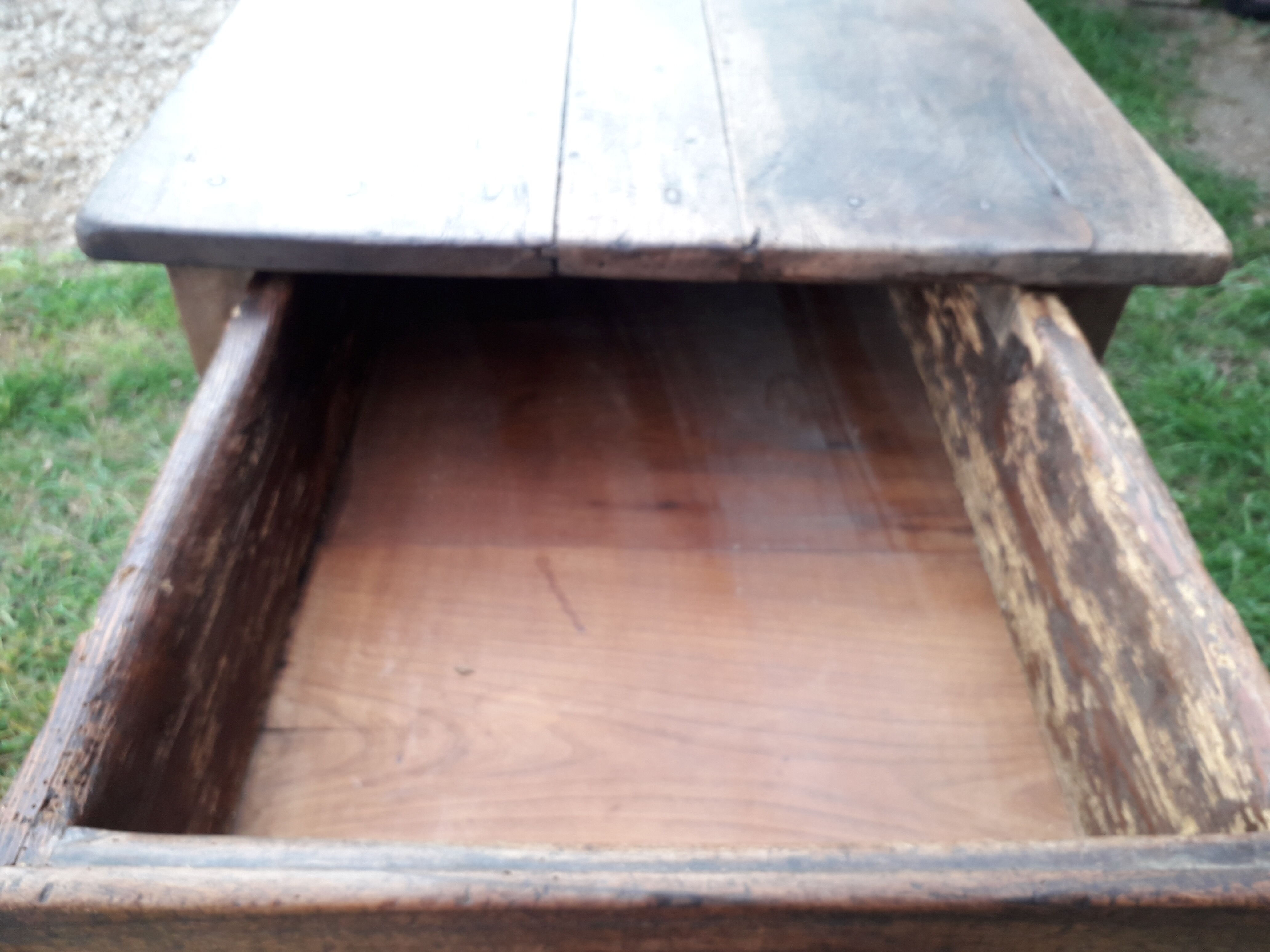 Walnut farmhouse table