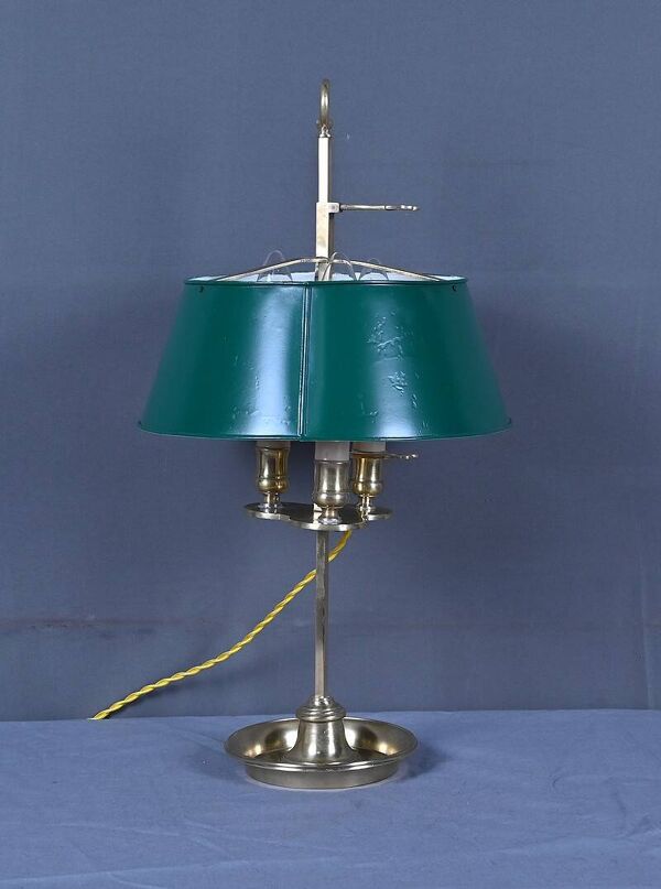 Lampe bouillotte en laiton, style Empire – fin XIXe