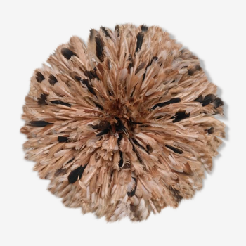 Juju hat beige moucheté noir de 60 cm