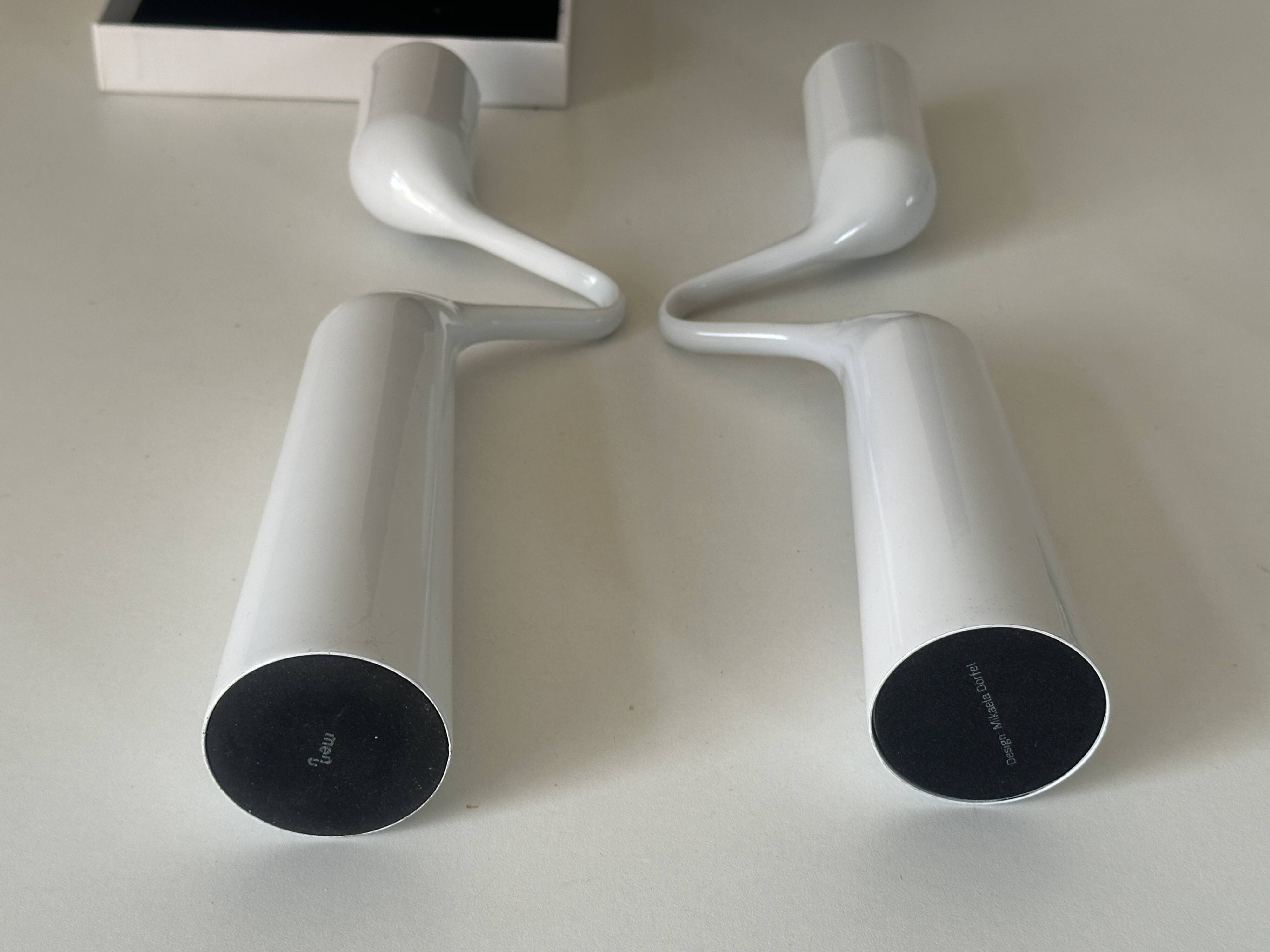 Pair of vintage IKEA Mikaela Dorfel design candlesticks