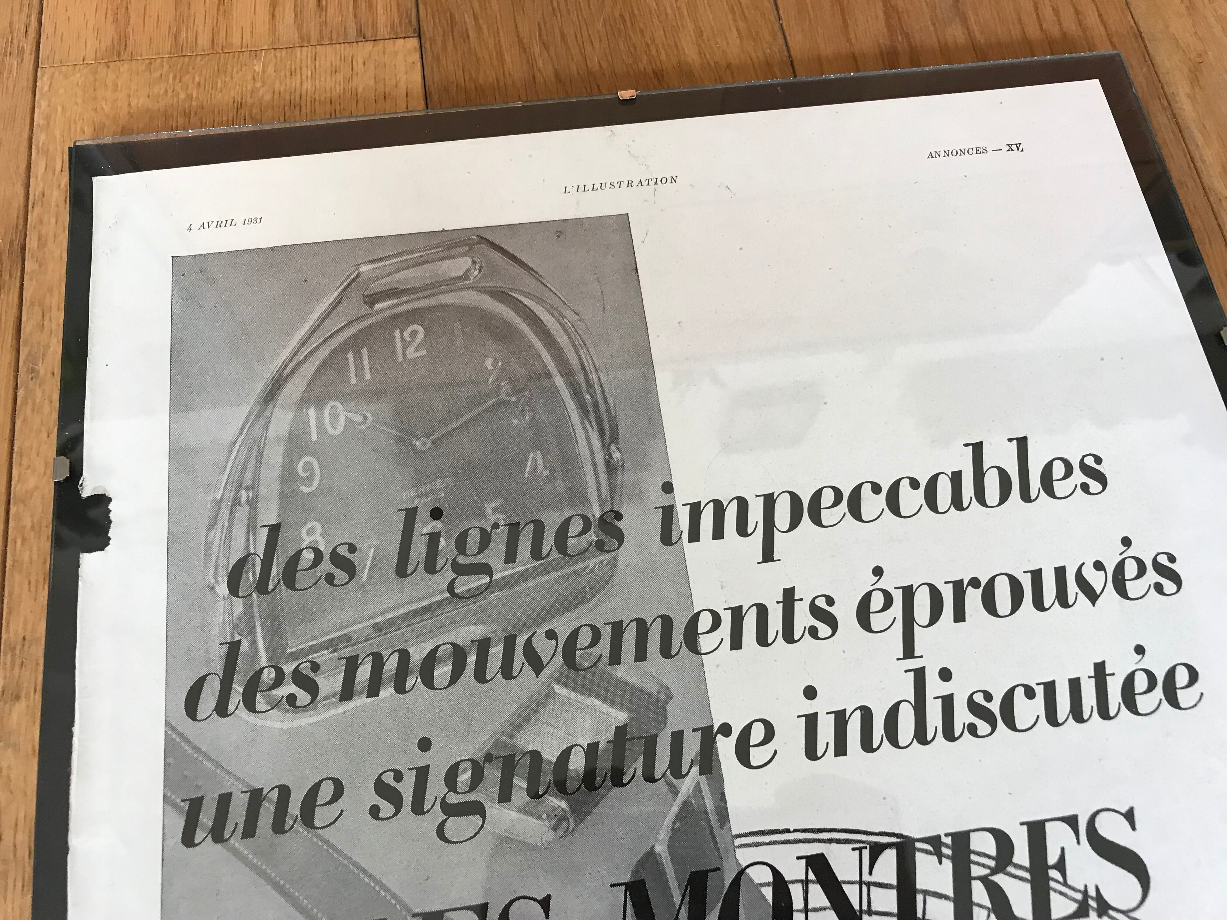 Advertising poster Hermès 1931