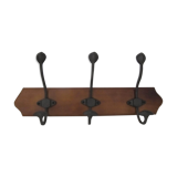 Coatrack wood and cast iron