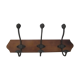 Coatrack wood and cast iron