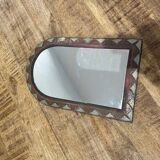 Vintage brass mirror