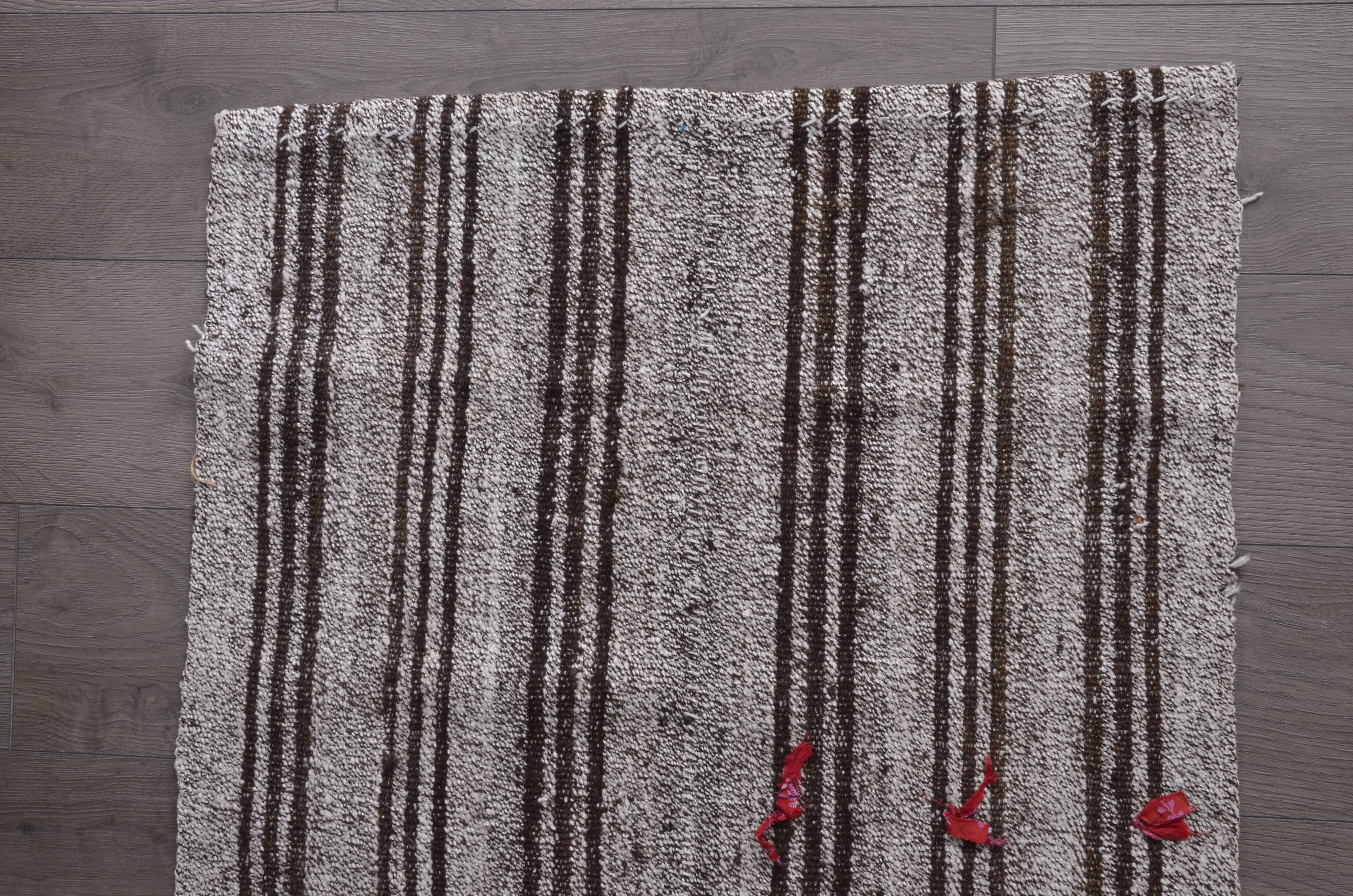 Oushak Vintage Stripe Kilim Runner skuc320