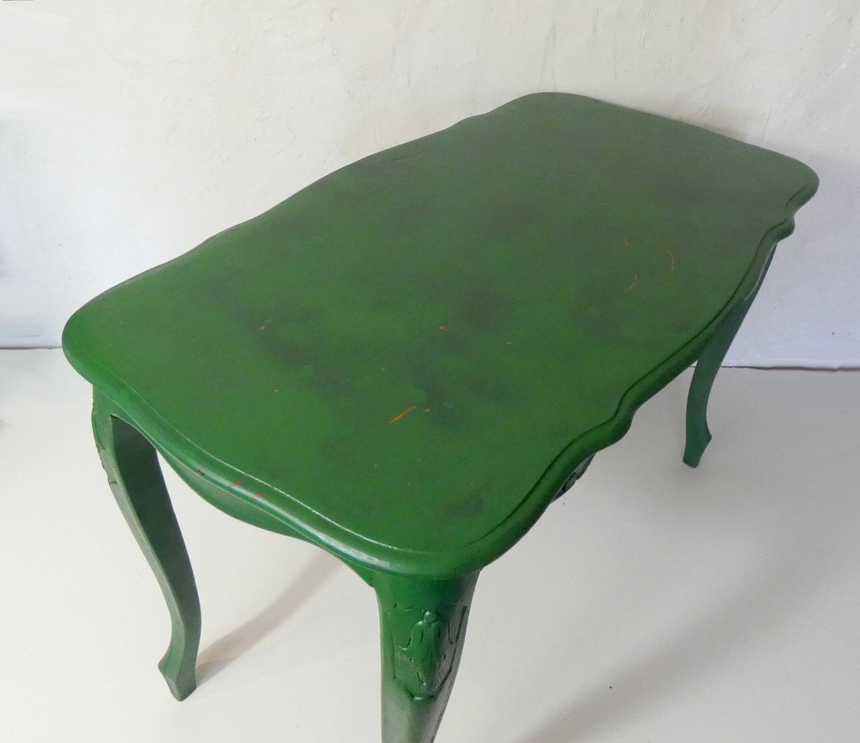 antique wooden coffee table