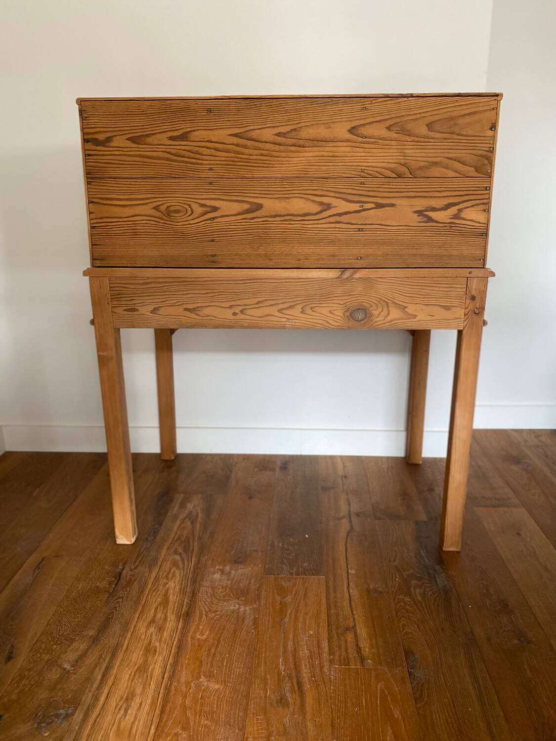 Magnificent Art Deco style secretary desk in old wood