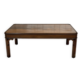 English coffee table in mahogany from the 1950s.