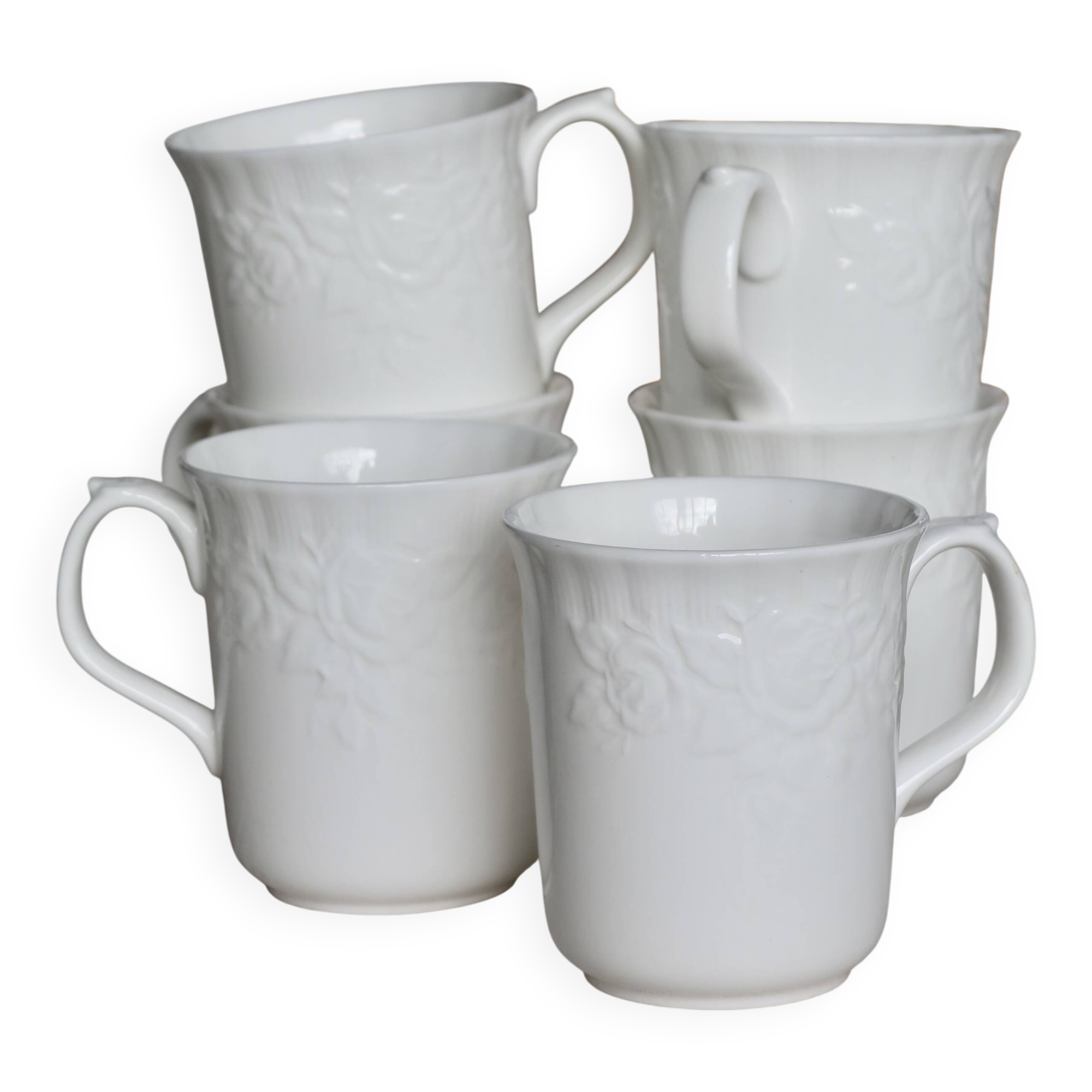 6 Royal Albert Old Country Roses Vintage Tea Cups