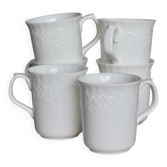 6 Royal Albert Old Country Roses Vintage Tea Cups