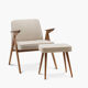 Type 300-177 bunny armchair with footrest from the 60s.
