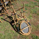 Set of 6 chairs Bistro terrace type Paris in rattan & braiding