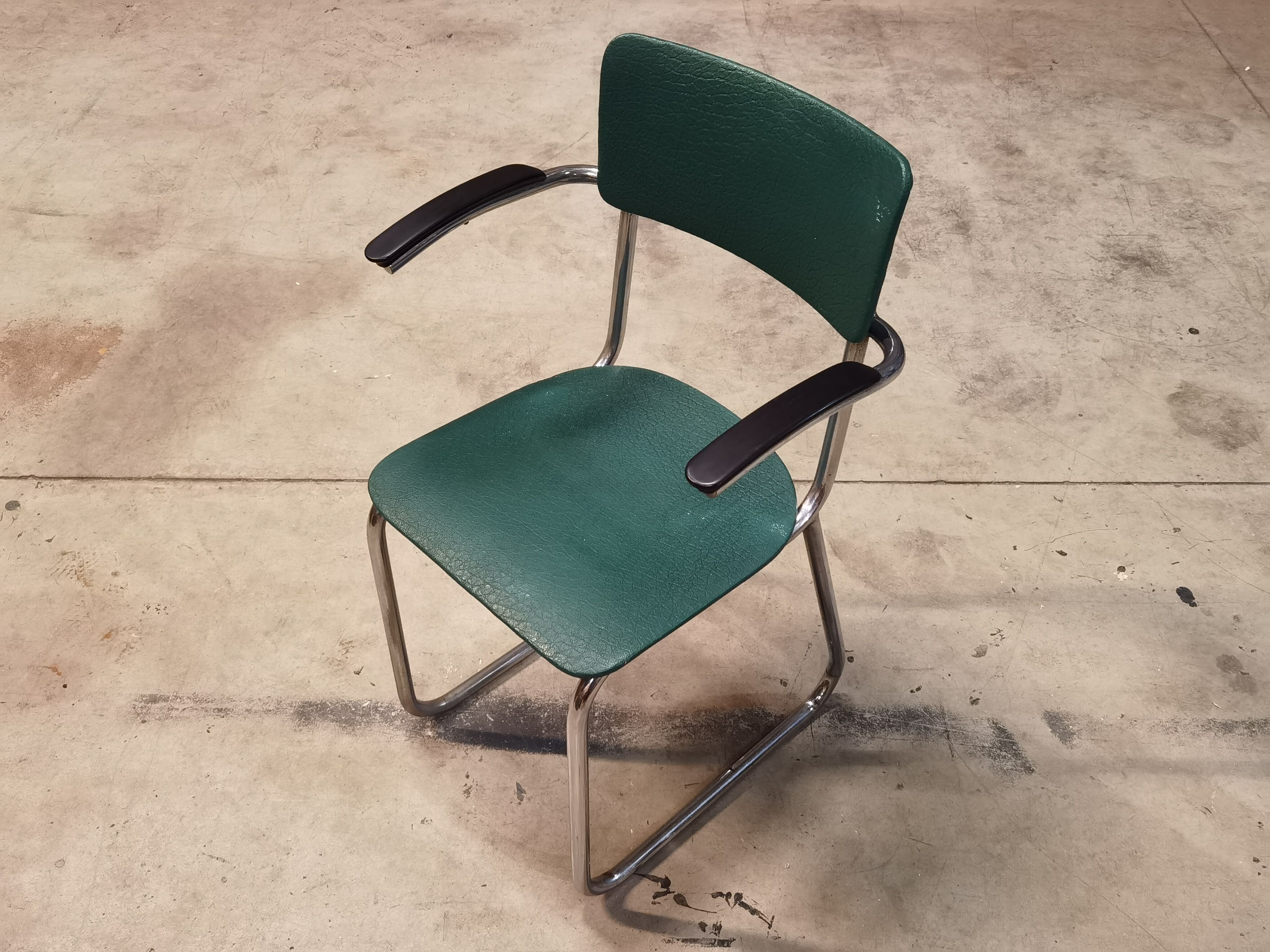 Vintage Gispen bauhaus chair