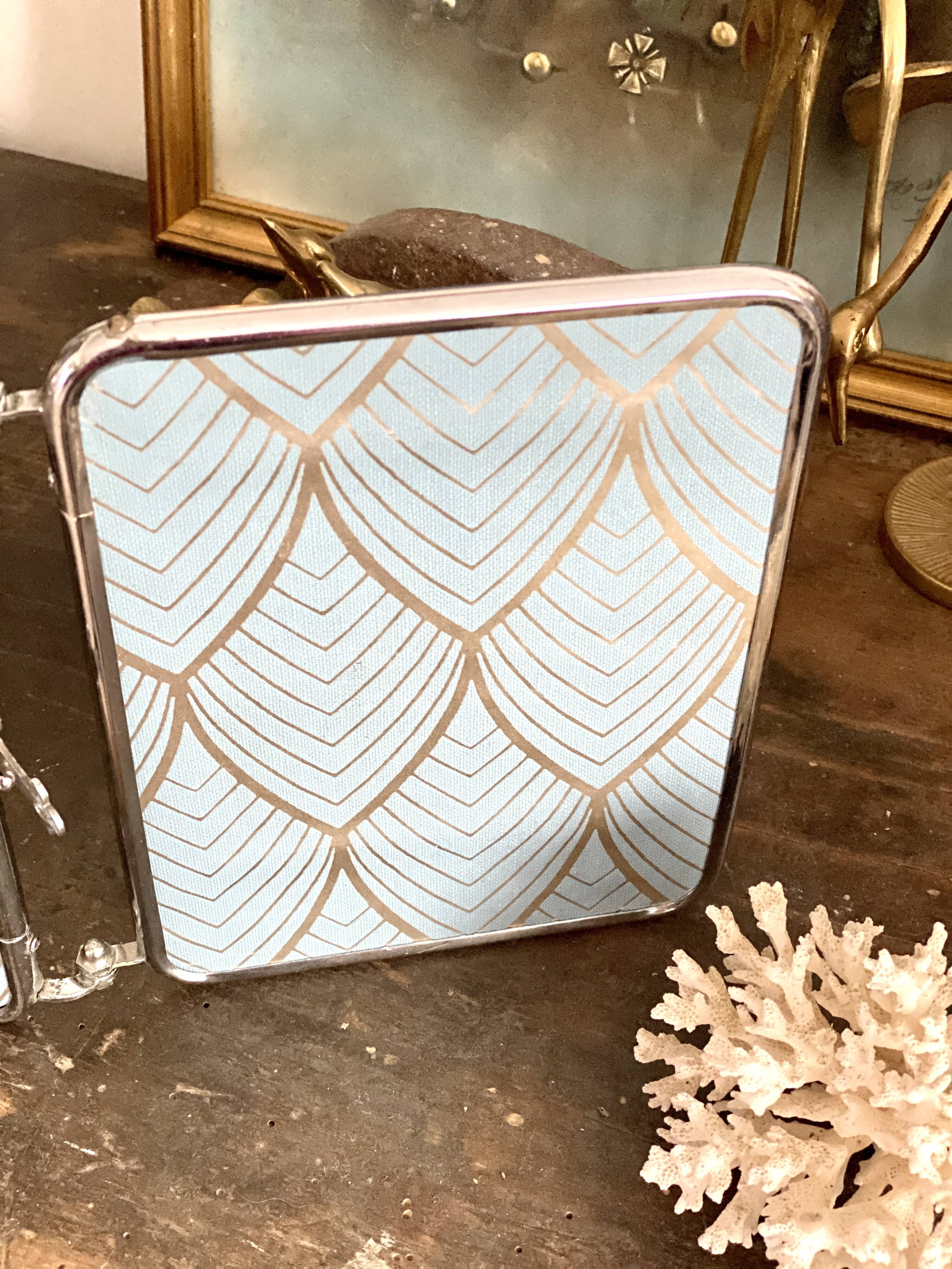 Miroir barbier triptyque vintage