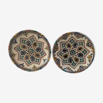 Set of 2 round dishes from Morocco Fez / 2