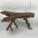 Wabia sabi rustic tree branch side table, Dutch 1960s