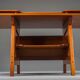Mid-century modern teak desk, 1980s