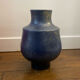 Blue Majolika ceramic vase