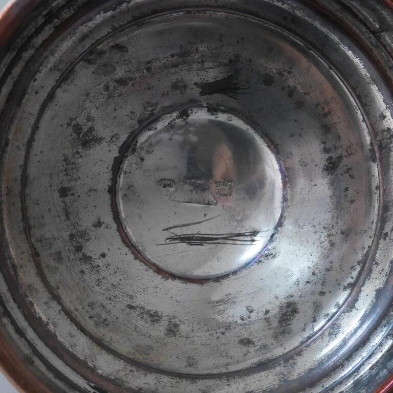 Copper candle holder