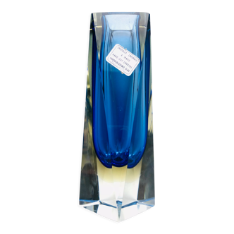 Vase Sommerso Murano design Luigi Mandruzzato, 60s