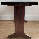 Bistro table in wood formica and zinc 1930s