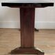 1930s wooden bistro table with formica and zinc