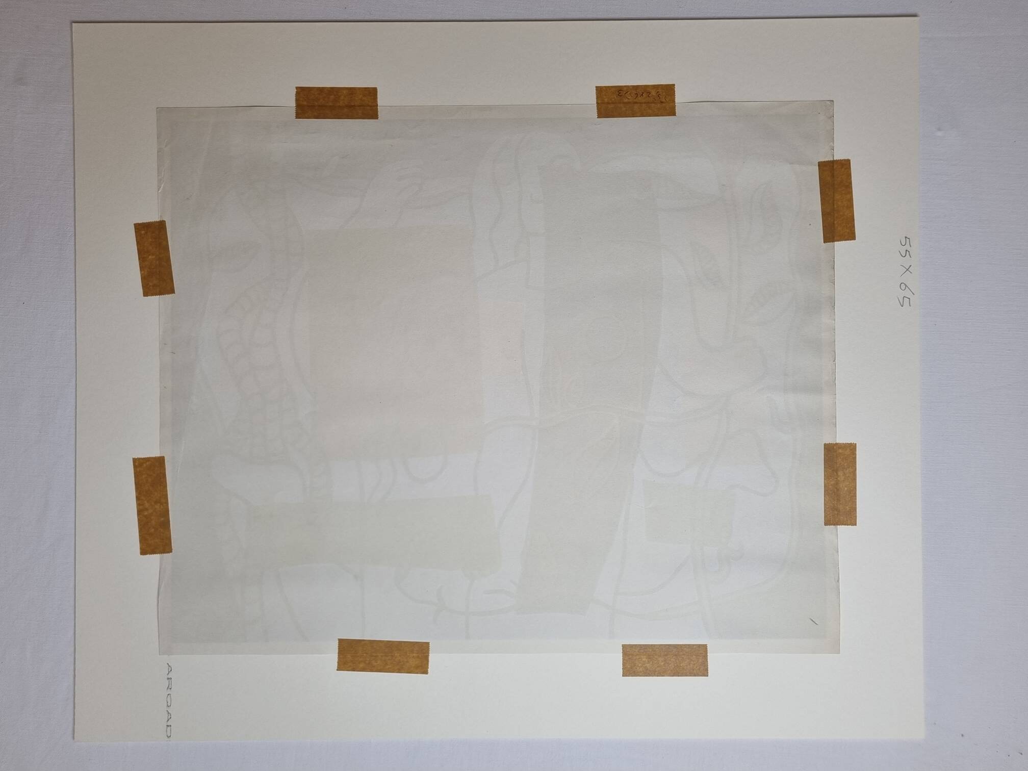 Original lithograph after Fernand Léger, 1946, 62 x 72 cm, framed
