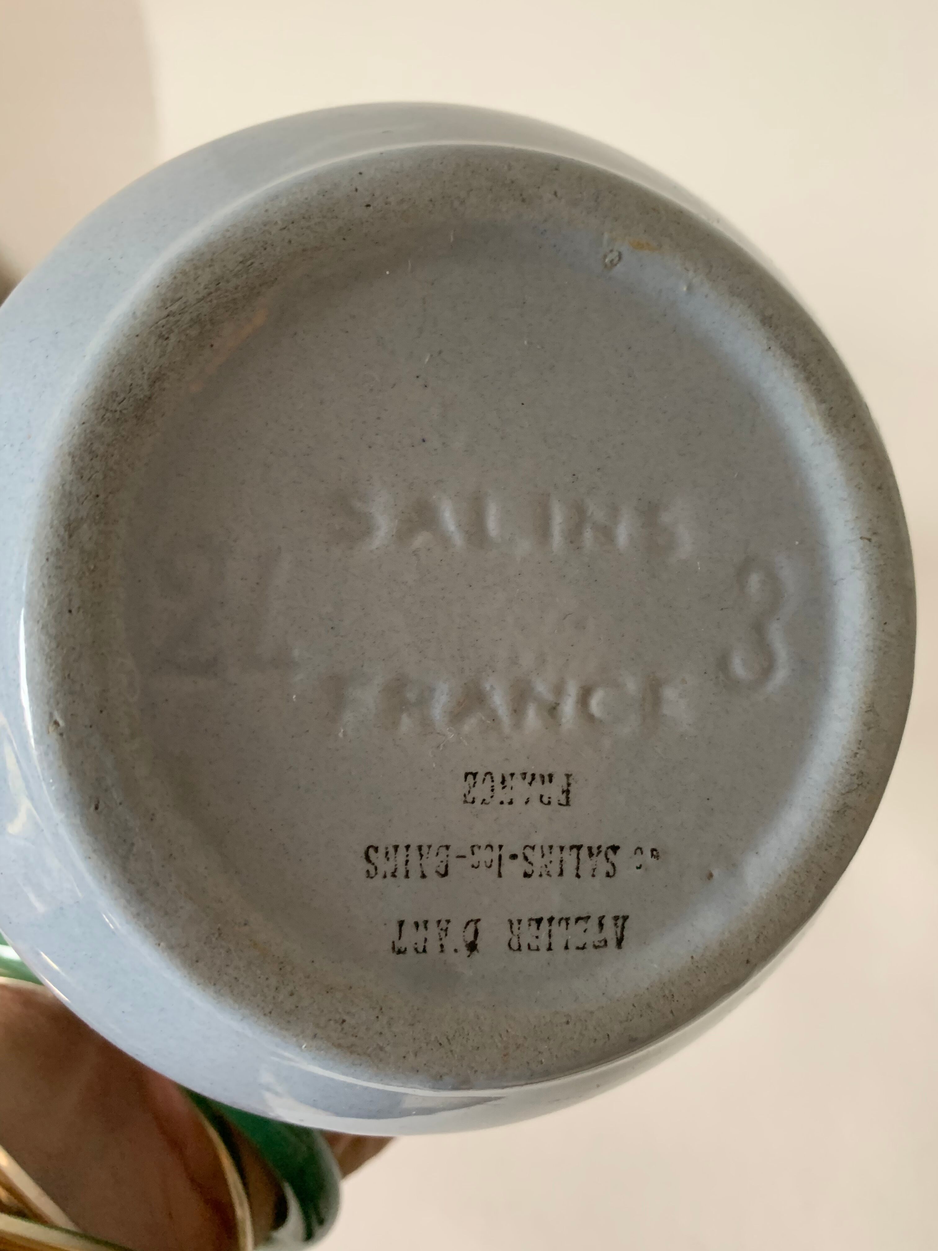 Salins earthenware lamp