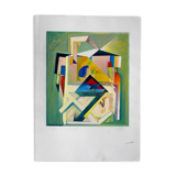 Mondschiff, Original Serigraph by Peter Foeller, 1990