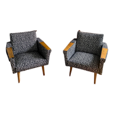 Pair of armchairs 50's