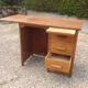 Vintage desk from the 1950s, medium oak