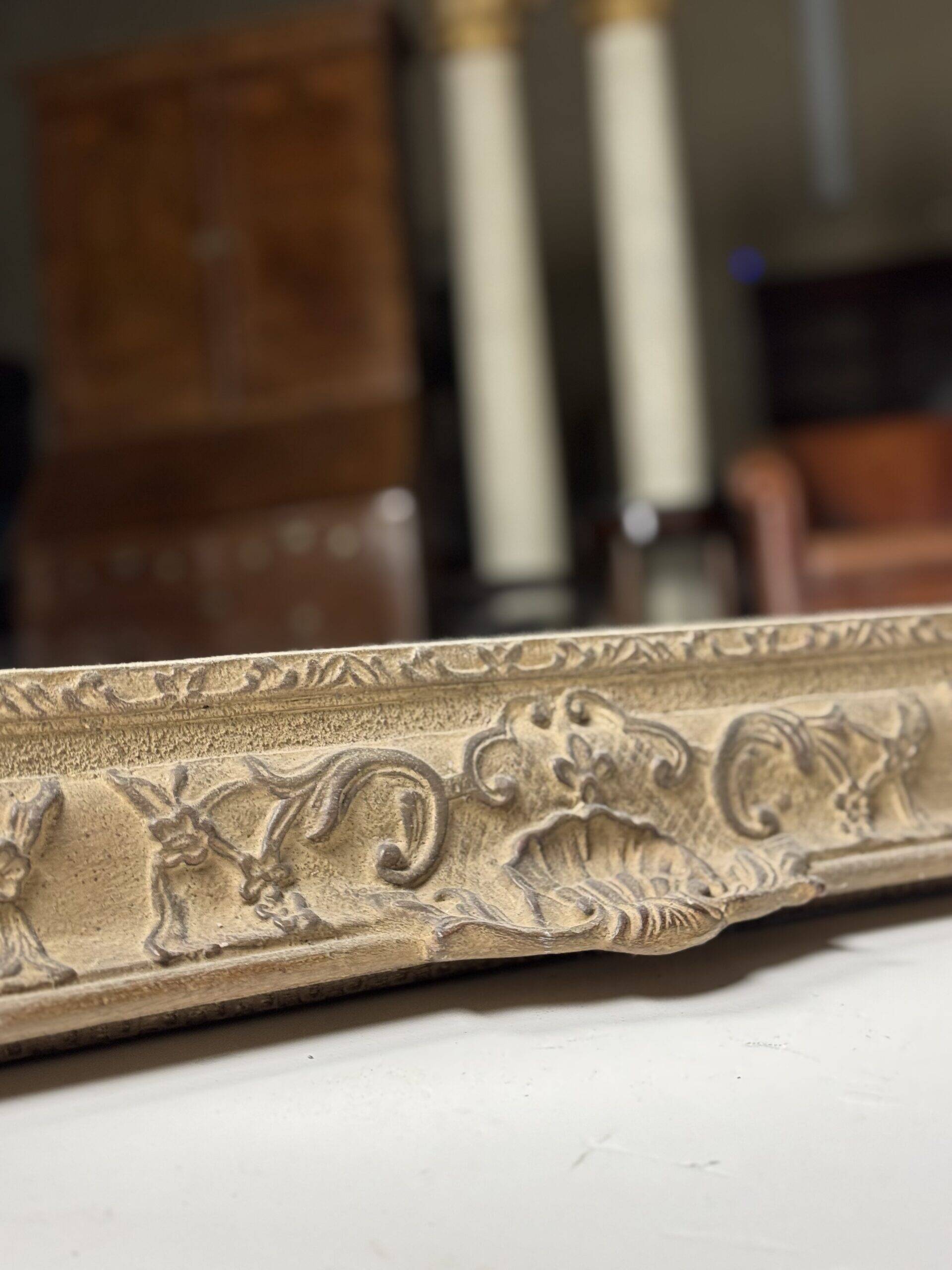 Large classic rural mirror