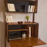 Teak secretary desk Ergo, Vintage Scandinavian 1960s