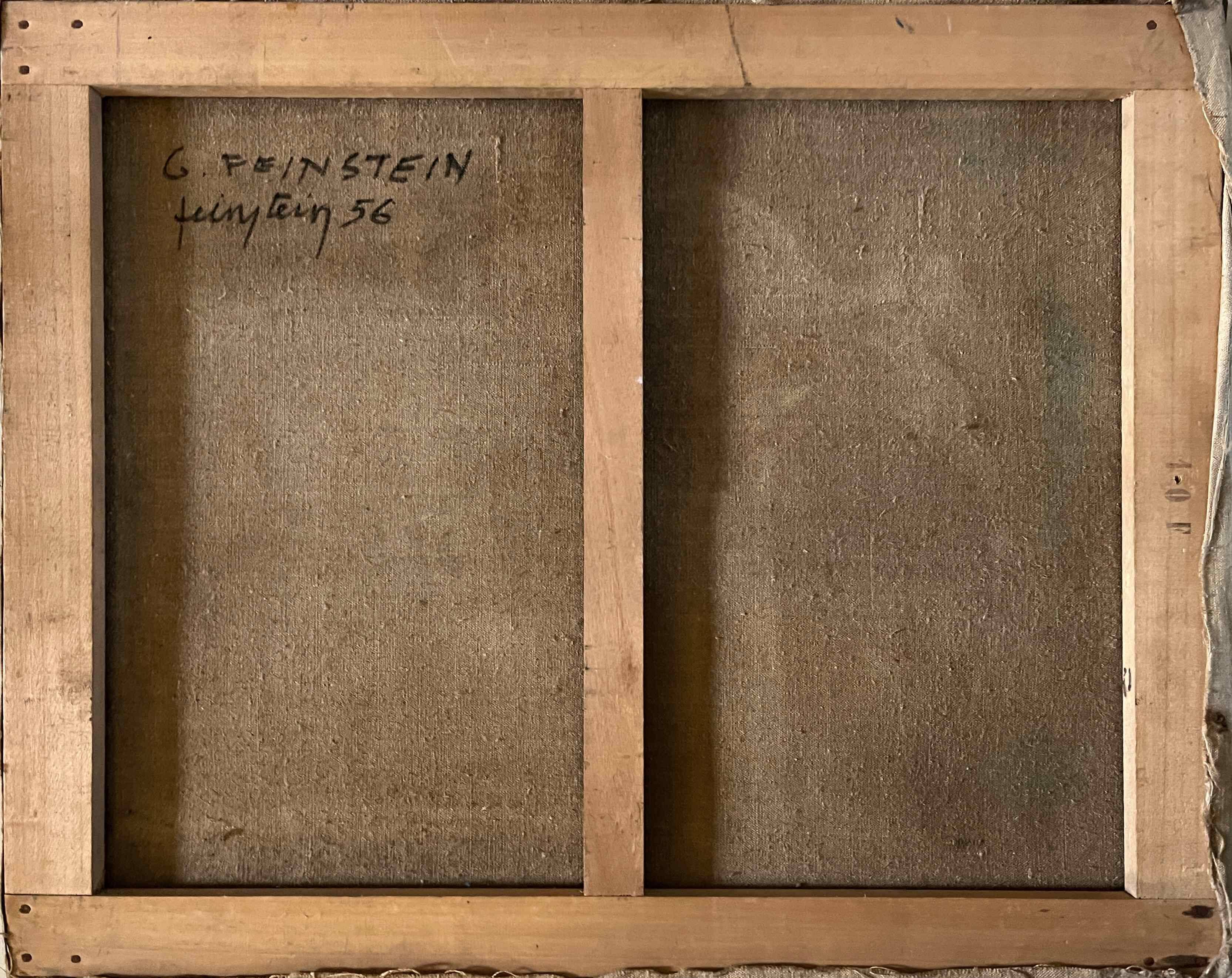 HST 1956 painting "The Forest" Guy Feinstein (1929-2008) Narrative figuration