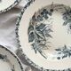 6 ironstone soup plates “Mûre” Badonviller