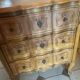 Small Provençal jump commode in light wood in Louis XV style.