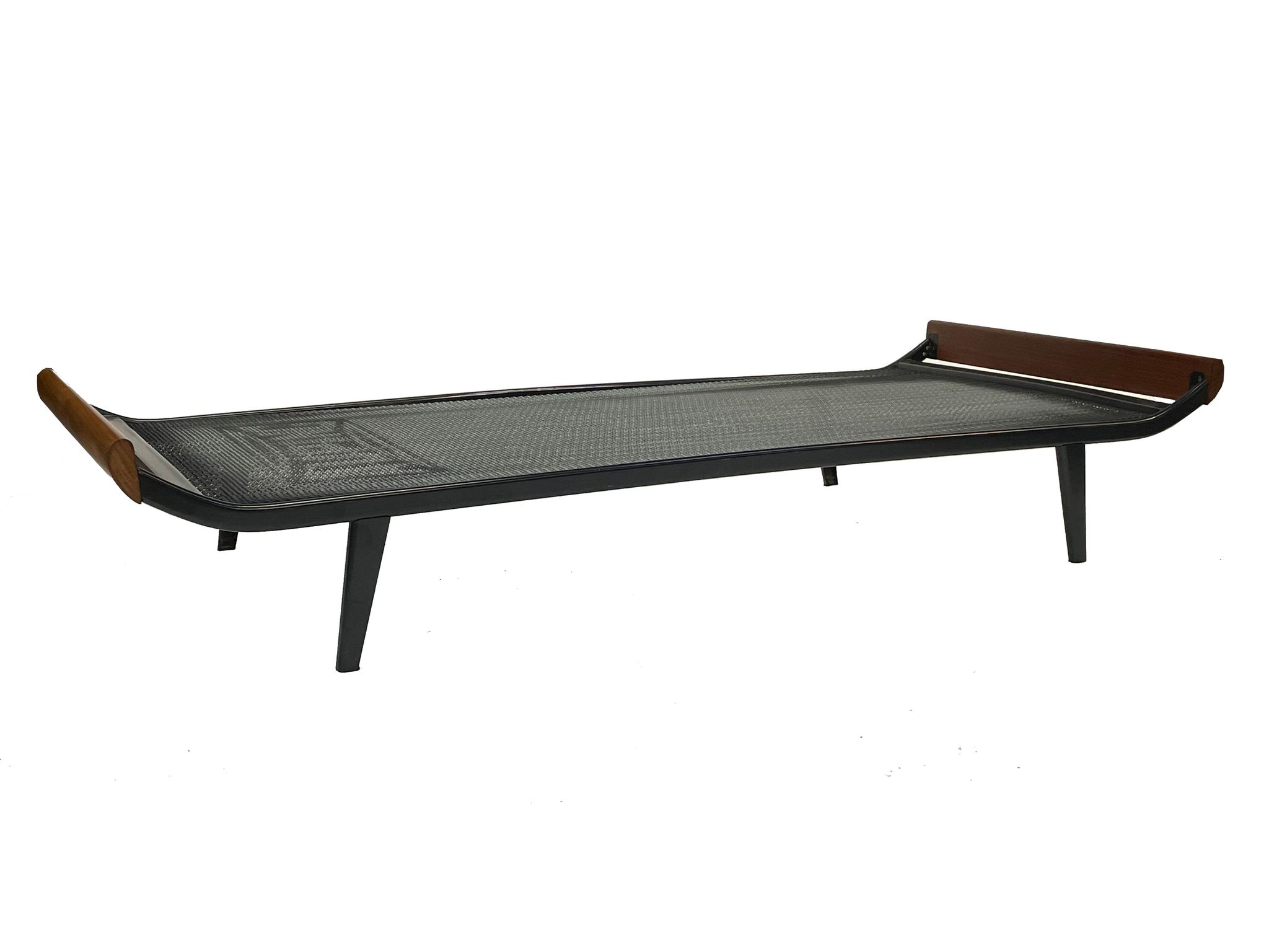 Vintage Meridian Auping Cleopatra metal teak design by Dick Cordemeyer