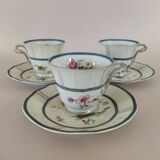 Bernardaud porcelain coffee cups