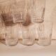 Set of 5 crystal glasses of Baccarat model Nancy