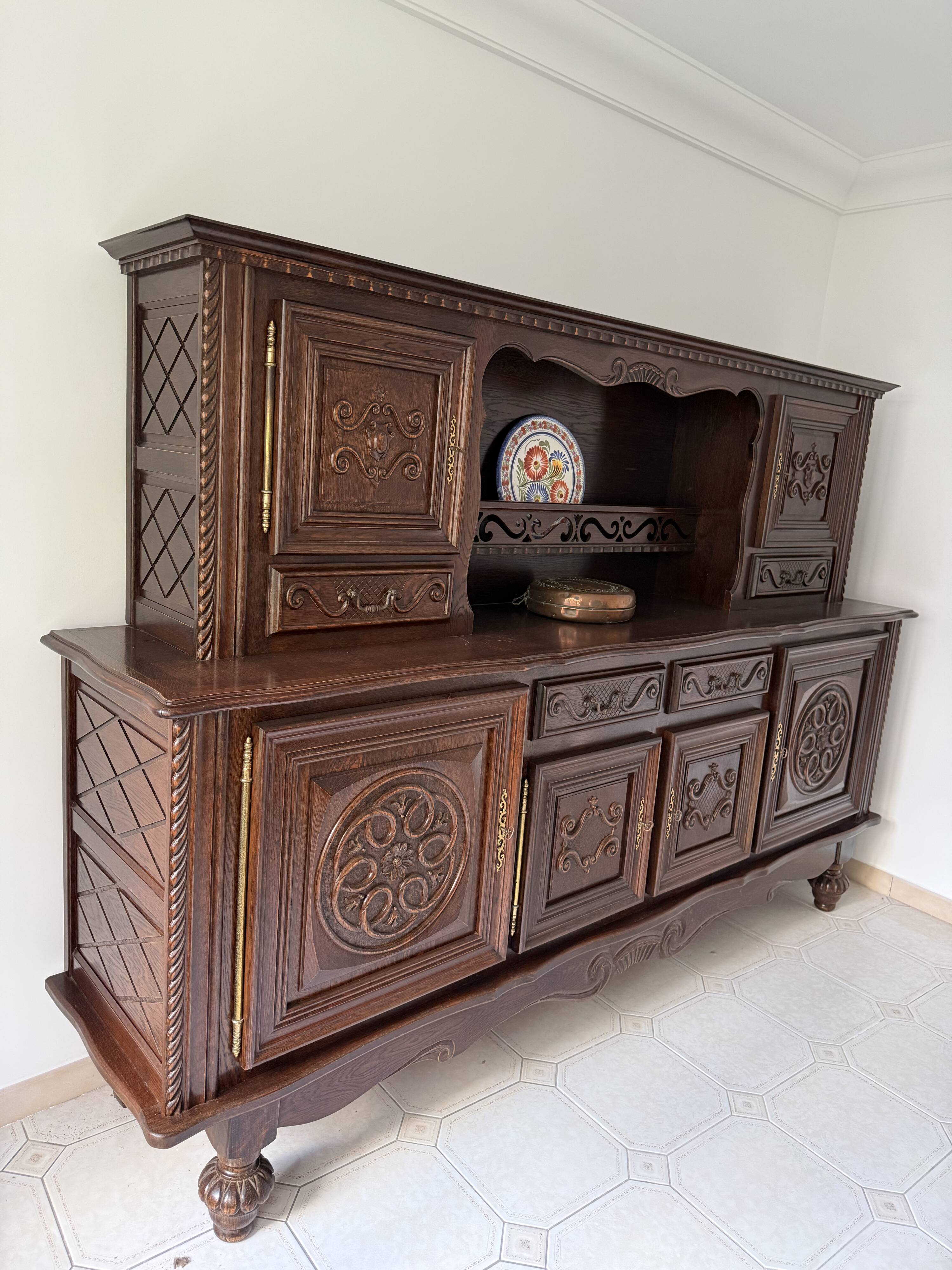 Vintage wooden sideboard