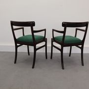 Chaises à manger danoise du milieu du siècle de Poul Jeppesens Møbelfabrik années 1960