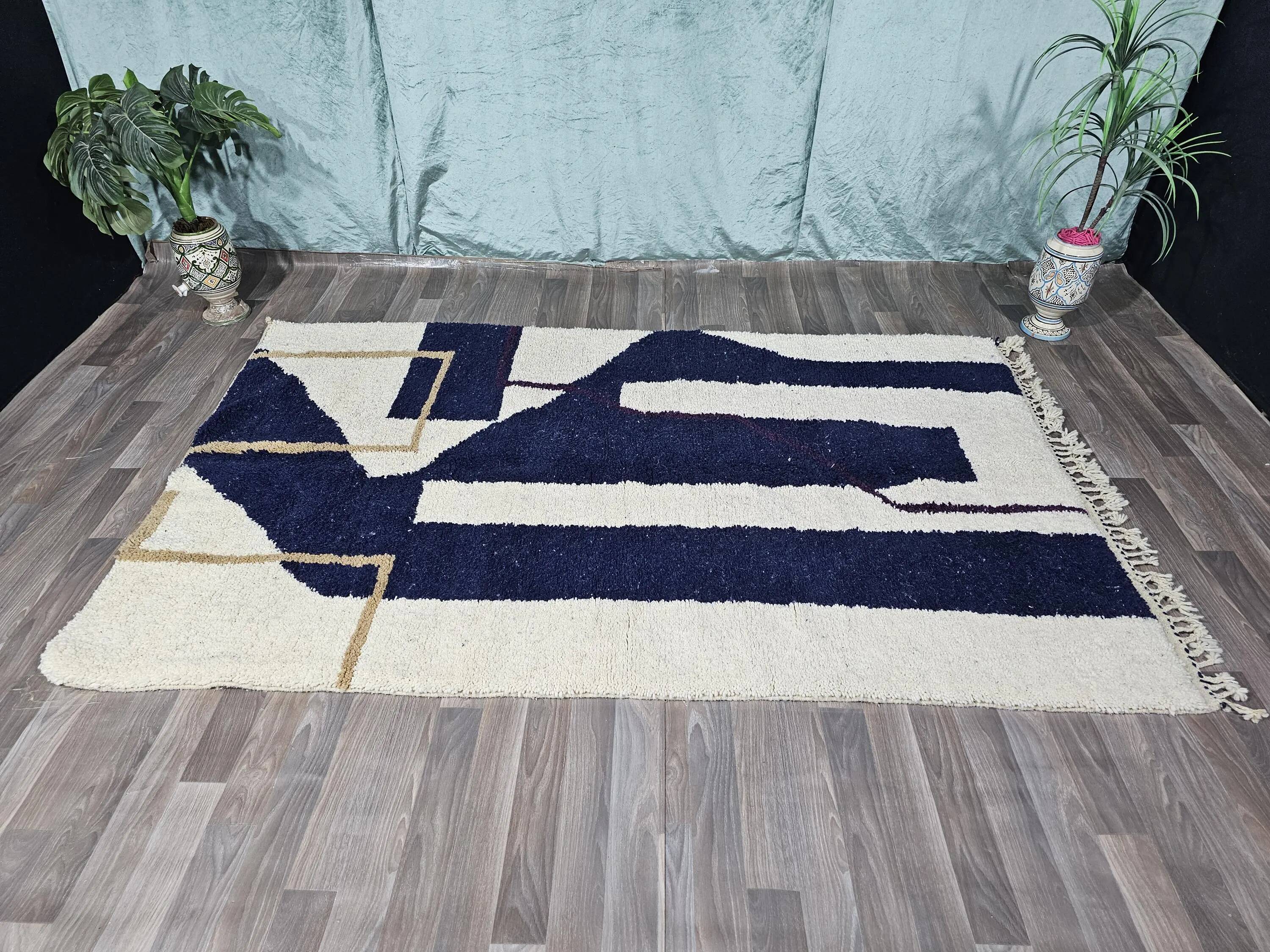 Authentic handmade Moroccan rug 3 x 2 m