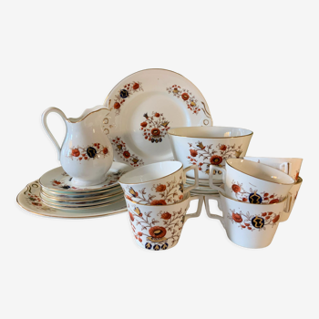Service à thé en porcelaine époque victorienne