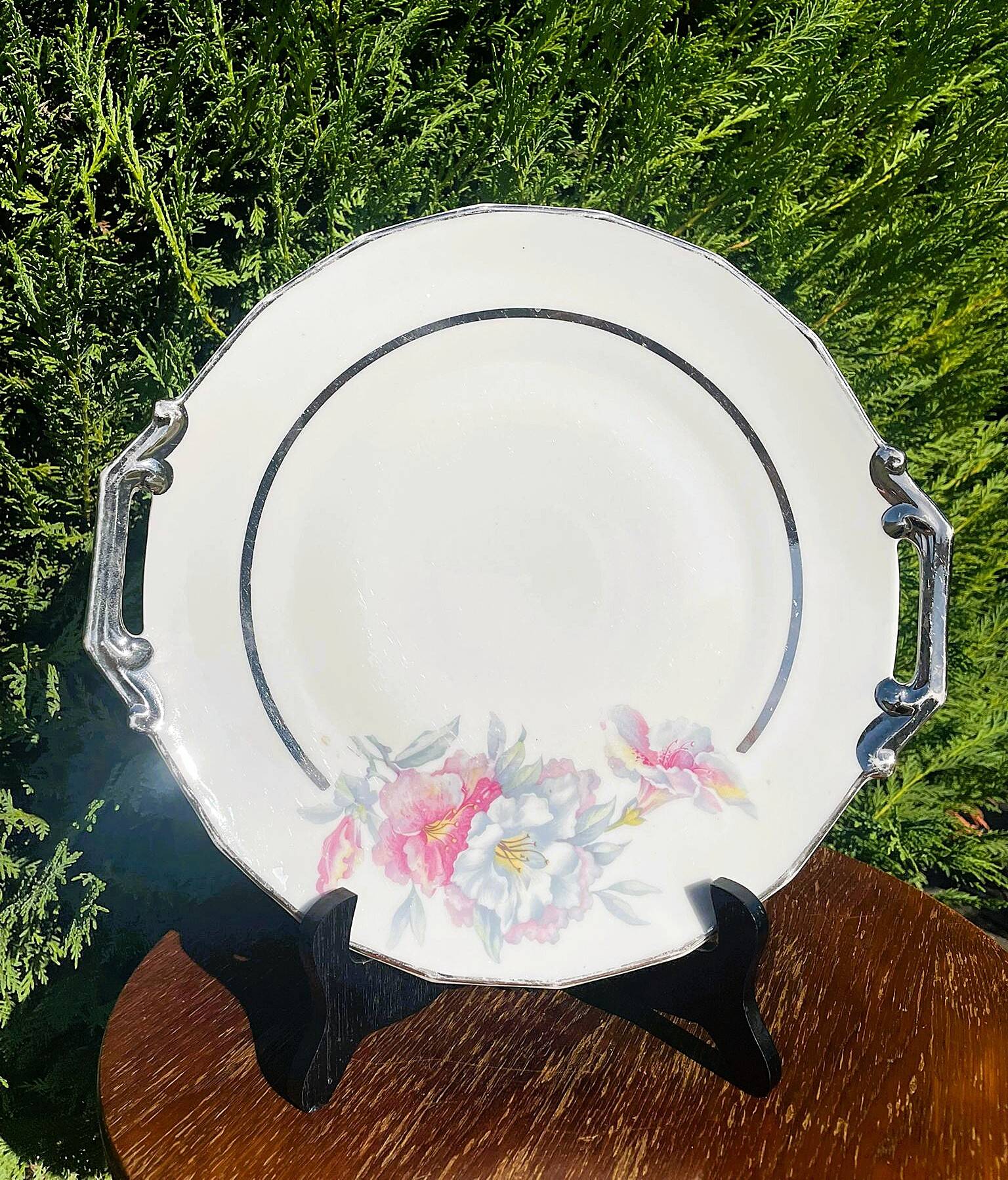 Peony porcelain dish