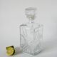 Carafe à whisky en verre ciselé 1970