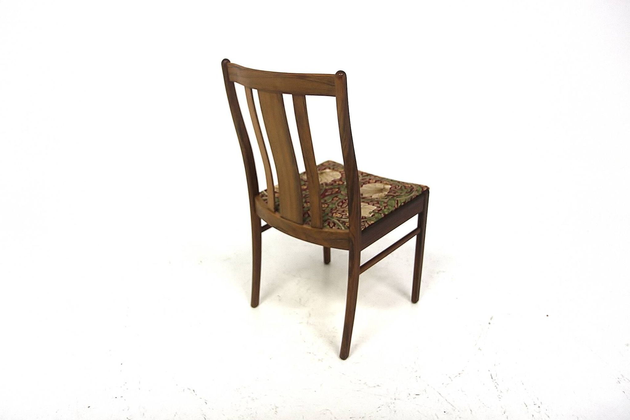 Set of 4 Scandinavian chairs in rosewood, Sweden, 1960.