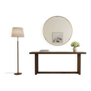 Italian 1960s solid brass wall mirror with original patina – Milan nightlife provenance