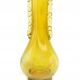 Vase postmoderne, en verre, Pologne, années 1970